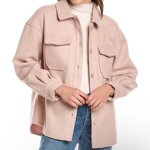 NWT Avec Les Filles Pink Shacket